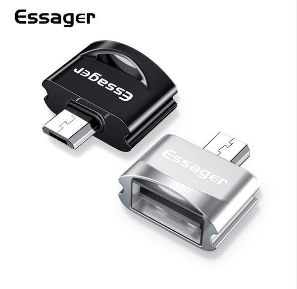 Essager Micro USB OTG Adapter Male To USB 2.0 Female Connector For Samsung Xiaomi Huawei Android Microusb OTG Converter Adaptor