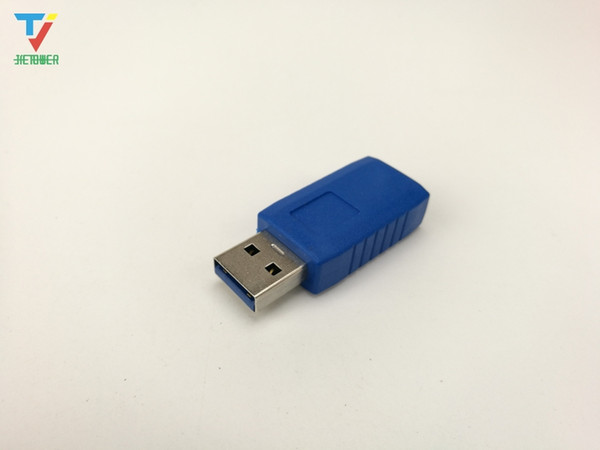 USB 3.0 A Male/Female to A Female Adapter USB3.0 AM to AF Coupler Connector Extender Converter for laptop PC blue 500pcs/lot