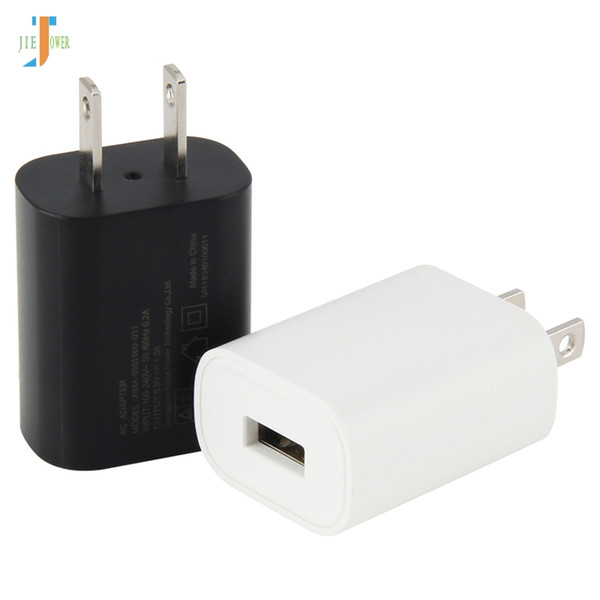 100pcs/lot 5V 1A USB Charger Universal Phone Charger Safe Frosted Shell Power Adapter Portable Charging Mobile phone Charge Wall Charger