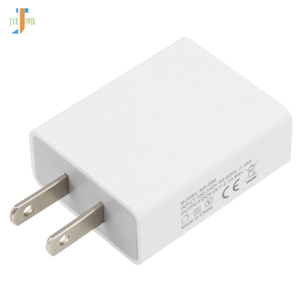 300pcs/lot 5V 2.1A US Plug 2 USB Ports Wall Charging Travel Charger White USB Power Adapter for Iphone Xiaomi Huawei Honor Charger Adapter