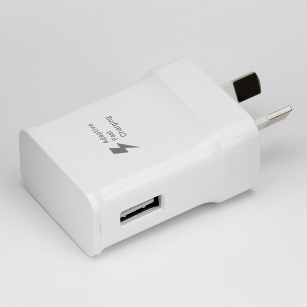 5V 2A High Quality fast quick charging charger adapter AU plug for Samsung Gakaxy S7 S8 S9 for Note HUAWEI Android phones.