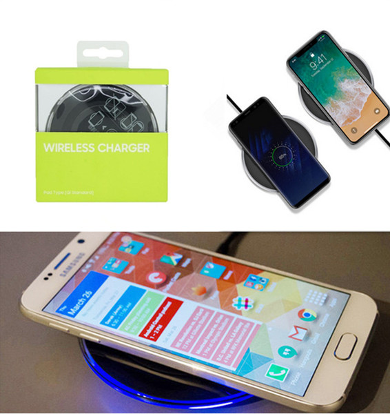 Qi Fast Wireless Charger,Charging Pad for For iPhone XR S8 plus Qi Wireless Charger For Samsung S8 S7 S6 Edge