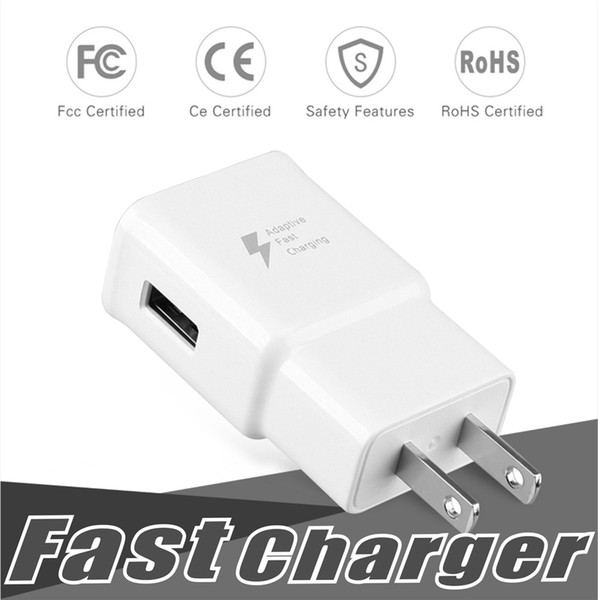 Fast Charger QC 2.0 5v/2A Adapter Fast USB Wall Charger UK EU US Plug Travel Universal For Galaxy S8 S7 Edge S6 S6 Edge