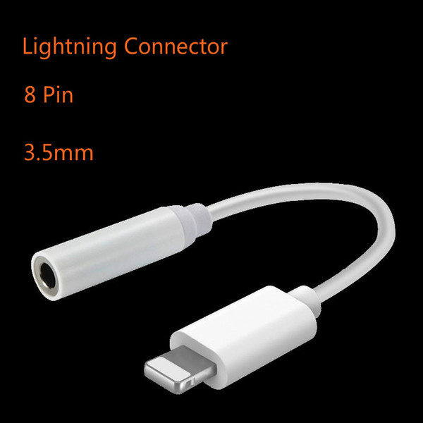 Headphone Converter Adapter For iPhone 7 iPhone 7 Plus AUX Connector Cable Lighting to Female 3.5mm Jack with Opp Bag 100pcs up