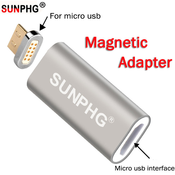 SUNPHG Micro USB Magnetic Adapter Male to Female Converter For Samsung Android Magnet Phone Connector Convert Cable For Xiaomi Phones