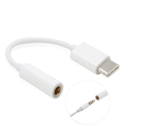 USB Adapter Type-C to 3.5 mm Audio Speaker Female Earphone Microphone Headset Jack Covertor Cable For Xiaomi 6 Huawei p9 LeEco Pro 3 Le 110