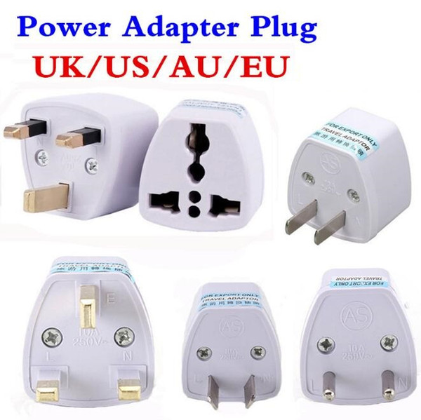 Universal Travel Adapter AU US EU to UK Adapter Converter,3 Pin AC Power Plug Adaptor Connector