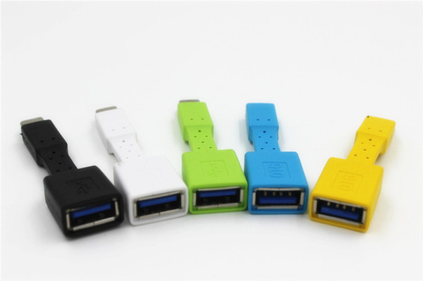 Colorful Micro USB OTG Type-C UCB OTG Micro Type-C Adapter For Cell Phone Table PC Connect to U Flash Mouse Keyboard