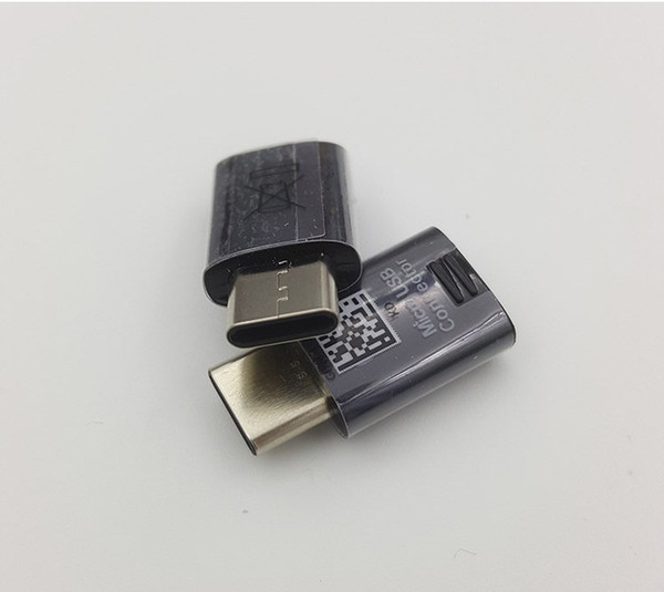 100% Original USB C Connector OTG Adapter Micro USB 2.0 to Type-c silber Stecker Anschluss Samsung Galaxy s8 S8 Plus