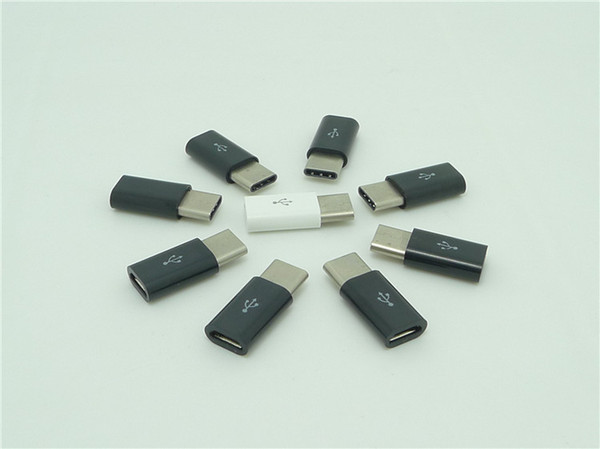 Micro USB Female Male to usb 3.1 type C Connector Converter charger Adapter For huawei MacBook oneplus 2 xiaomi nokia N1 500pcs