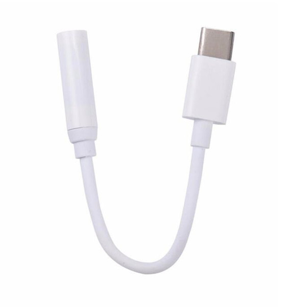 Type-c to 3.5mm aux audio jack headphone jack adapter cable to 3.5mm earphone adapter For Note 8 S8 S7 edge