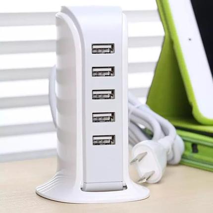 Plug 5 USB Wall Chargers 5V Adapter Travel Convenient Power Adaptor with five USB Ports For Mobile Phone usb charger power strip bar