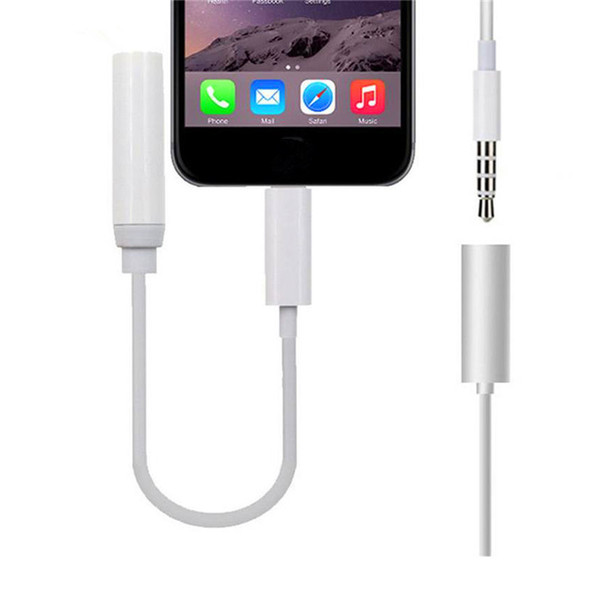 New Earphone Headphone Jack Adapter 10.2 Converter Cable Female To 3.5mm Male Audio Aux Connector Adapter Cord for 7 7 Plus Adapter