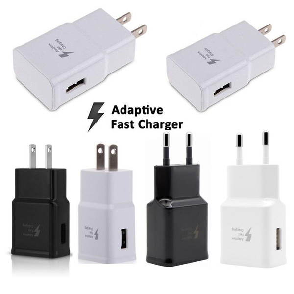 Adaptive Fast Charger 5V 2A USB Wall Charger Power Adapter For iphone 5 6 7 For Samsung Galaxy Note 4 S6 S7 edge.