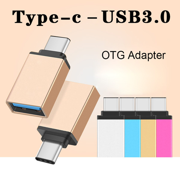 Metal USB 3.1 Type C OTG Adapter Male to USB 3.0 A Female Converter Adapter OTG Function for Macbook Google DHL CAB169