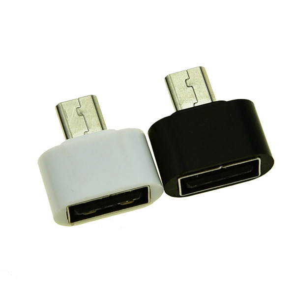 Micro USB to USB 2.0 OTG Expansion Adapter Metal Housing For Cell Phone V8 Interface For Most 5-pin Micro USB Smart Phone