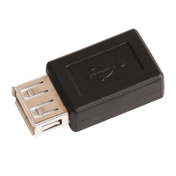 Wholesale Mini USB 5pin Female To USB A Type 2.0 Female Connector Extension Adapter 100pcs/Lot Free Shipping