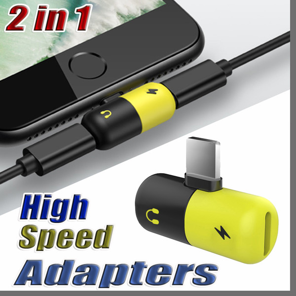 Buyviko 2in 1 Mini Capsule Adapter Converter stature multi Function phone headset Charge Dual ports ORIGINAL FACTORY BEST QUALITY Wholesale