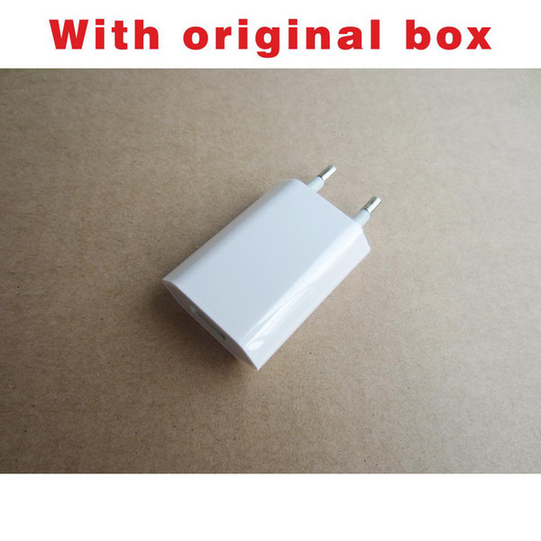 Original Quality A1400 with LOGO EU Plug USB AC Power Wall Charger Travel Adapter for iphone 5 6 6S 7 8 PLUS X With Original Box