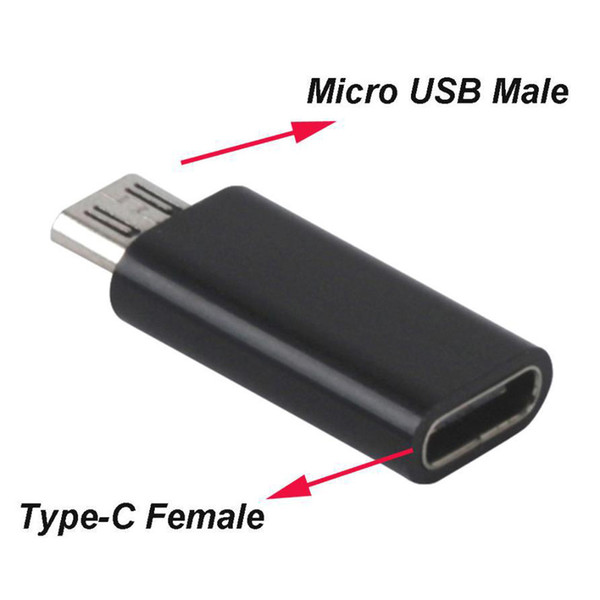 Type-C Female Connector to Micro USB 2.0 Male USB 3.1 Converter Data Adapter High Speed Android Certified Cell Phone