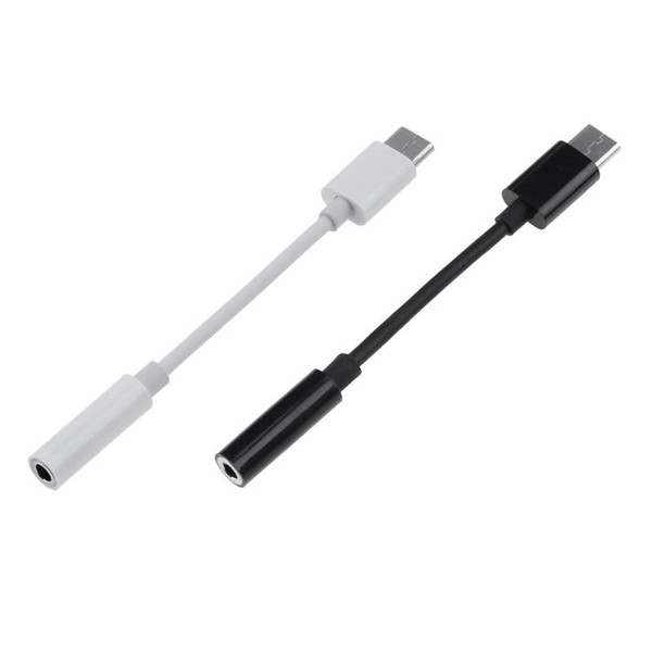 -Tipo C USB 3.1 USB-C Macho para 3.5mm AUX Áudio Fone de Ouvido Jack Fêmea Cabo Adaptador Conversor para HUAWEI telefones Xiaomi