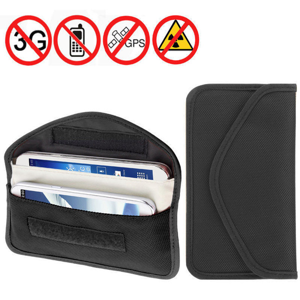Universal mobile phone pouch Anti-radiation Bag Anti-tracking Pouch Anti-spying GPS RFID Wallet pouch case for samsung ,iphone,htc huawei