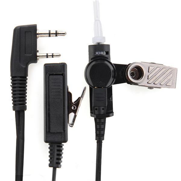 Etmakit 2017 Hot Selling Clear Tube Anti-radiation Security Headset Earphone Earpiece for Kenwood Walkie Talkie Wholesale