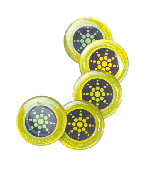 OEM is available, Gold anti radiation quantum shield vinyl sticker for mobile phone with free shipping