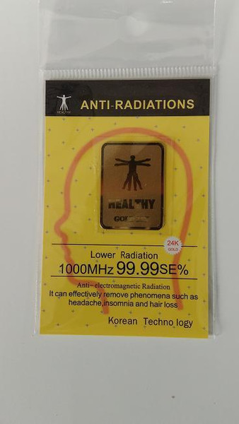 hot 24K-gold cell phone anti radiation sticker anti radiation mobile phone chip anti radiation shield Bio Energy Sticker 200pcs free shiping