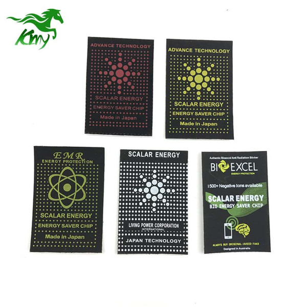 Mobile phone use anti radiation shield scalar energy saver chip