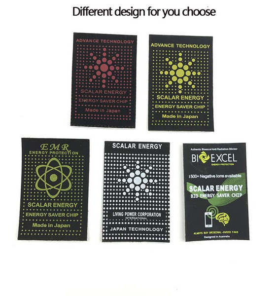 Different style scalar bio energy saver chip, healthcare anti radiation chip, OEM is available, with free shipping