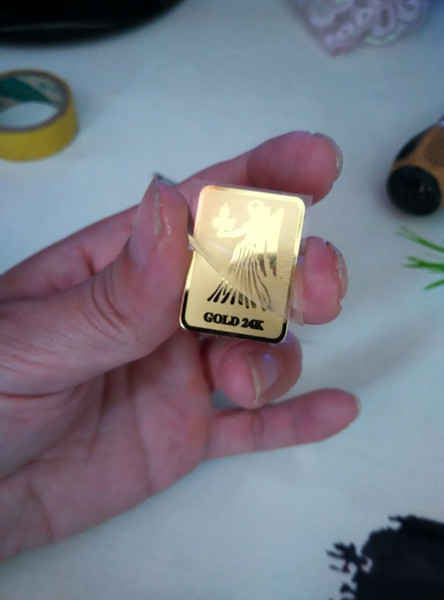 Wholesale 24K gold zodiac mobile phone anti radiation sticker 12 constellation anti radiation shield Bio Energy Sticker 50pcs free shiping