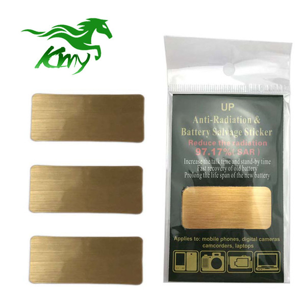 High Quality OEM Logo Negative Ion Metal Anti Radiation Chips Sticker for Mobile Phones free shipping
