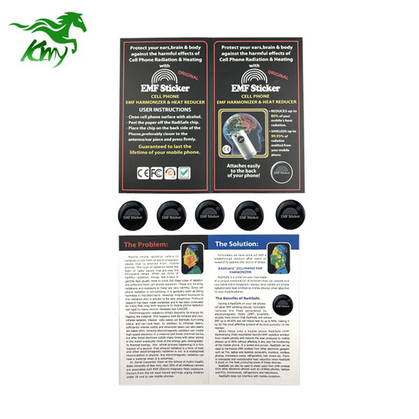 Mobile phone used Againest EMF/EMR anti radiation quantum shield sticker free shipping