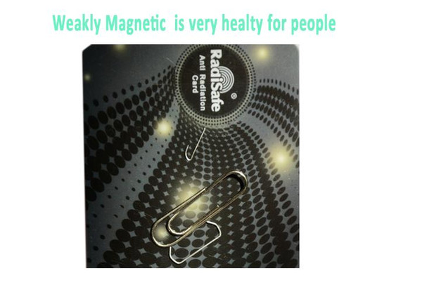 wholesale manufacturer Radisafe anti Radiation card EMF Bio negative ion Card Scalar Energy Card 50pcs lot fee shiping