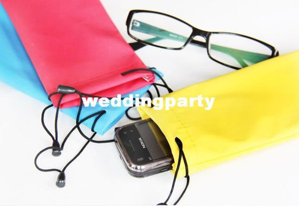 Sunglasses Pouch Bag Soft Case waterproof Cloth Dust bag glasses Pouches phone bag