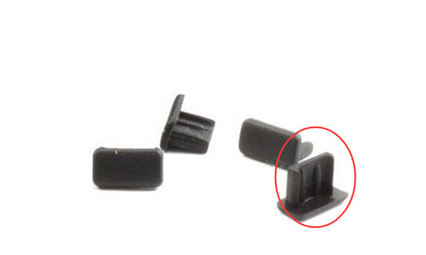 Free Shipping 100pcs/st mini usb dust plug Schwarz Micro USB weichem Kunststoff Ohr-Kappen-Staub-Stecker-Stopper für Handy