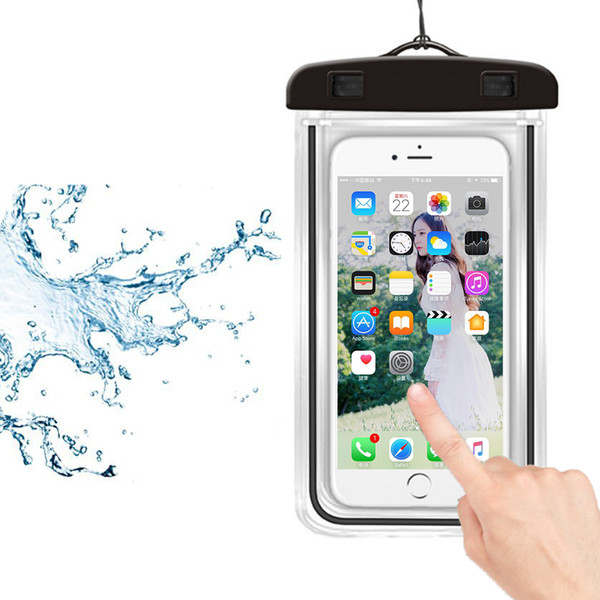 Waterproof Swimming Phone Bag Case Bag Underwater Mobile Dry Bags waterproof Phone Case For iPhone X Xs 8 Plus 7 6 6S 5S All Phone 10pcs