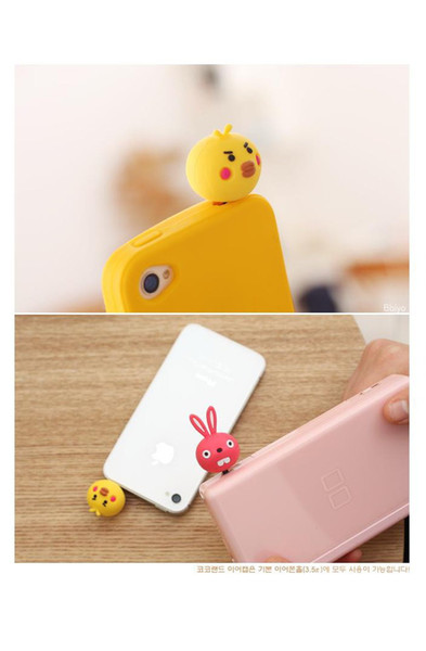 Cartoon Animals Anti-Dust Plug Headphone Plugs Stopper Cap Gadgets Earphone Jack Plugs Size 3.5mm Mobile Phone Accessory iPhone5 1000pcs/Lot