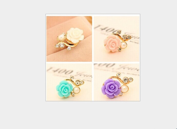 Wholesale Earphone Dust Plug 3.5mm Ultra Cute Flower Mobile Phone Dustproof Cell Accessories For ALL MOBILE