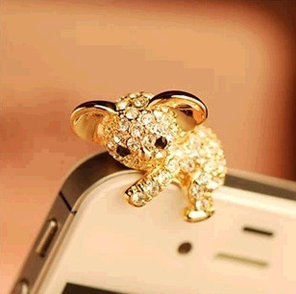 Koala Earphone Anti-Dust plugs Manual Artwork Cell Phone Dustproof Plugs for all 3.5mm Earphone jack.