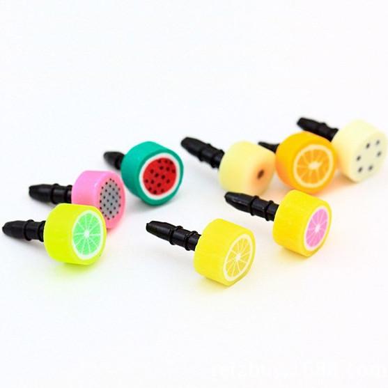 Iphone6 plus Cover Dust Proof Plug Anti Dust Cap Headphone Dustproof 3.5mm Fruit series Anti-Dust Plug