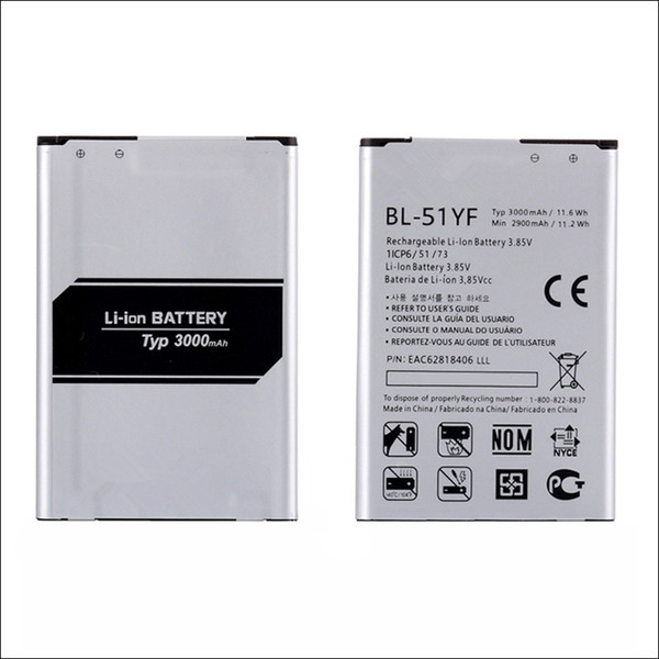 For LG G4 H815 H818 Battery BL-51YF Battery Original Real Capacity with Deliver Duty Paid express