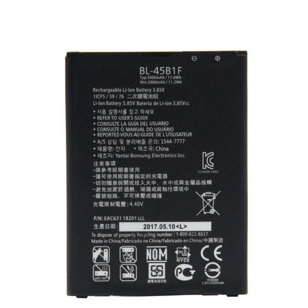 For LG V10 H968 H961N Battery BL-45B1F Battery Original Real Capacity with Deliver Duty Paid express