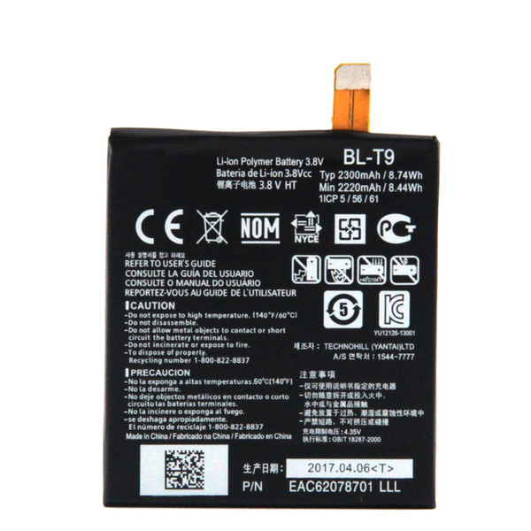 For LG GOOGLE Nexus 5 D820 D821 Battery BL-T9 Battery Real Capacity with Deliver Duty Paid Express Post