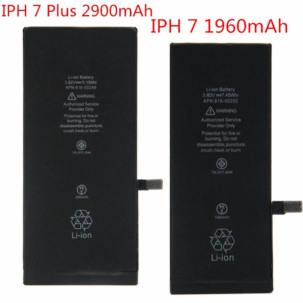 For Iphone 7 7 Plus Battery Replacement High Quality Real Capacity without logo with express shipping including tax