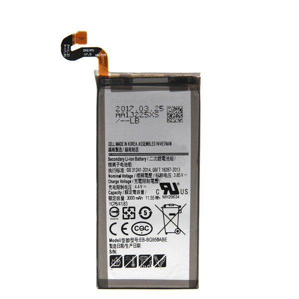 For Samsung Galaxy S8 G950 Battery Replacement Real Capacity High Quality 100% Tested With Express Shipping