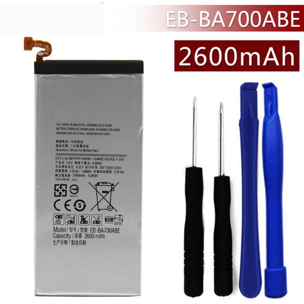 For Samsung Galaxy A7 2015 A700 Phone Battery Replacement Real Capacity High Quality With Express Shipping