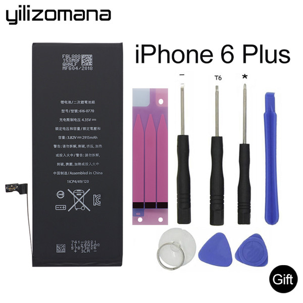 YILIZOMANA Battery For Apple iPhone 6Plus 6 Plus 2915mAh Phone Replacement Lithium Polymer Batteries Free Tools