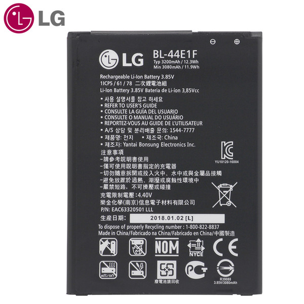 LG Original BL-44E1F Phone Battery For LG V20 VS995 US996 LS997 H990DS H910 H918 Replacement Batteries 3080mAh with Free Tools